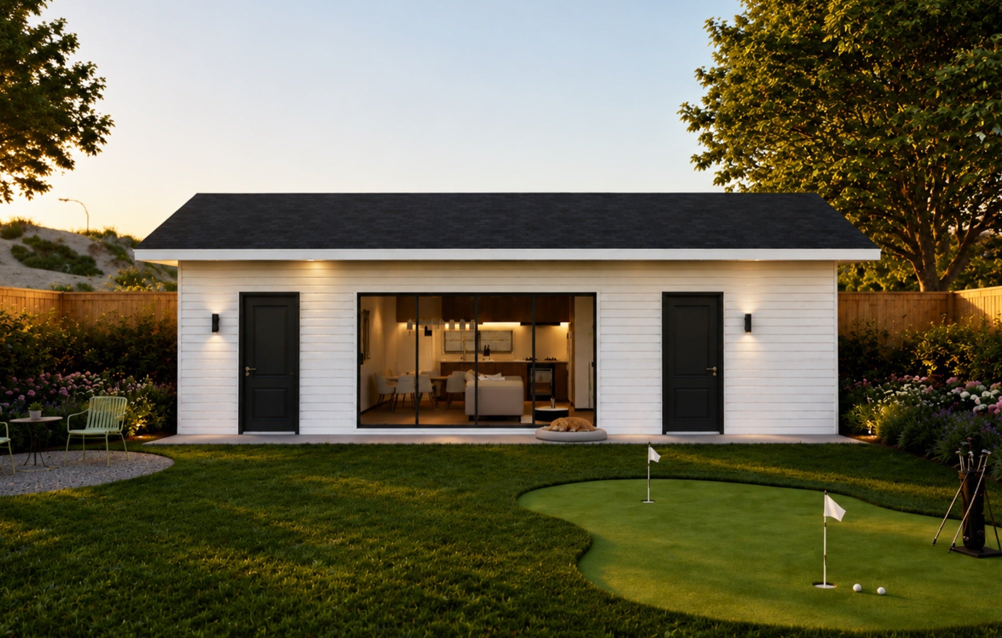 Exterior concept for the 2B800 two-bedroom ADU