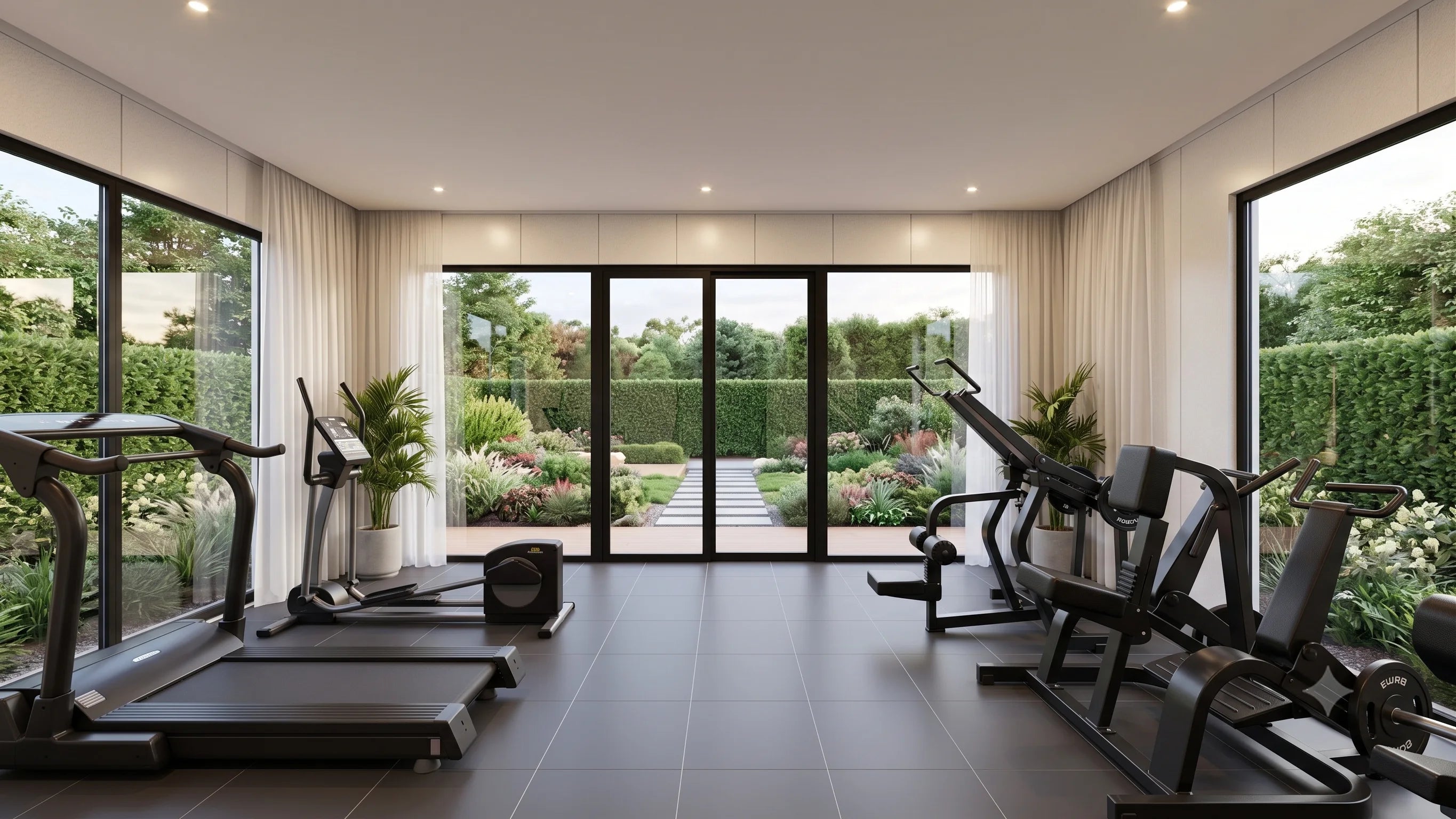 FT450 open private gym with cardio and strength equipment
