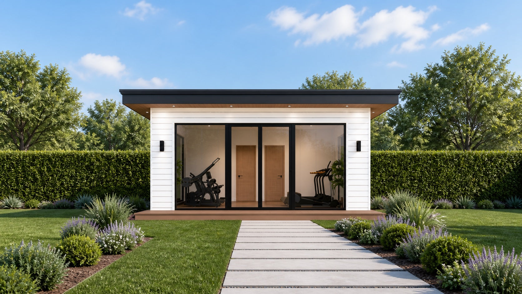 Exterior concept for the FT450 detached backyard studio
